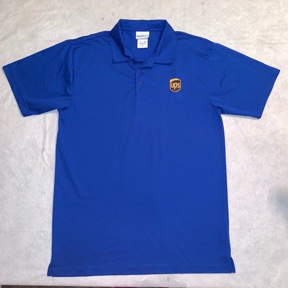 UPS Blue Polo Men's M Delivery Employee Uniform WearGuard Shirt - Picture 2 of 6